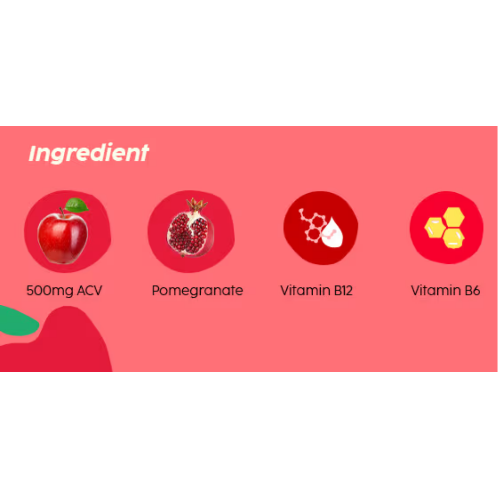 Plix Apple Cider Vinegar Effervescent Tablets - Cola