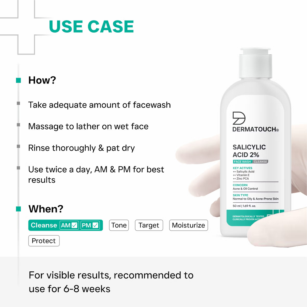 Dermatouch Salicylic Acid 2% Face Wash