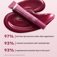 Hyphen Tinted Lip Balm ,Brightens Dark & Dry Lips - 1% Vitamin E, Peptide & Squalane - Orchid, Mauve