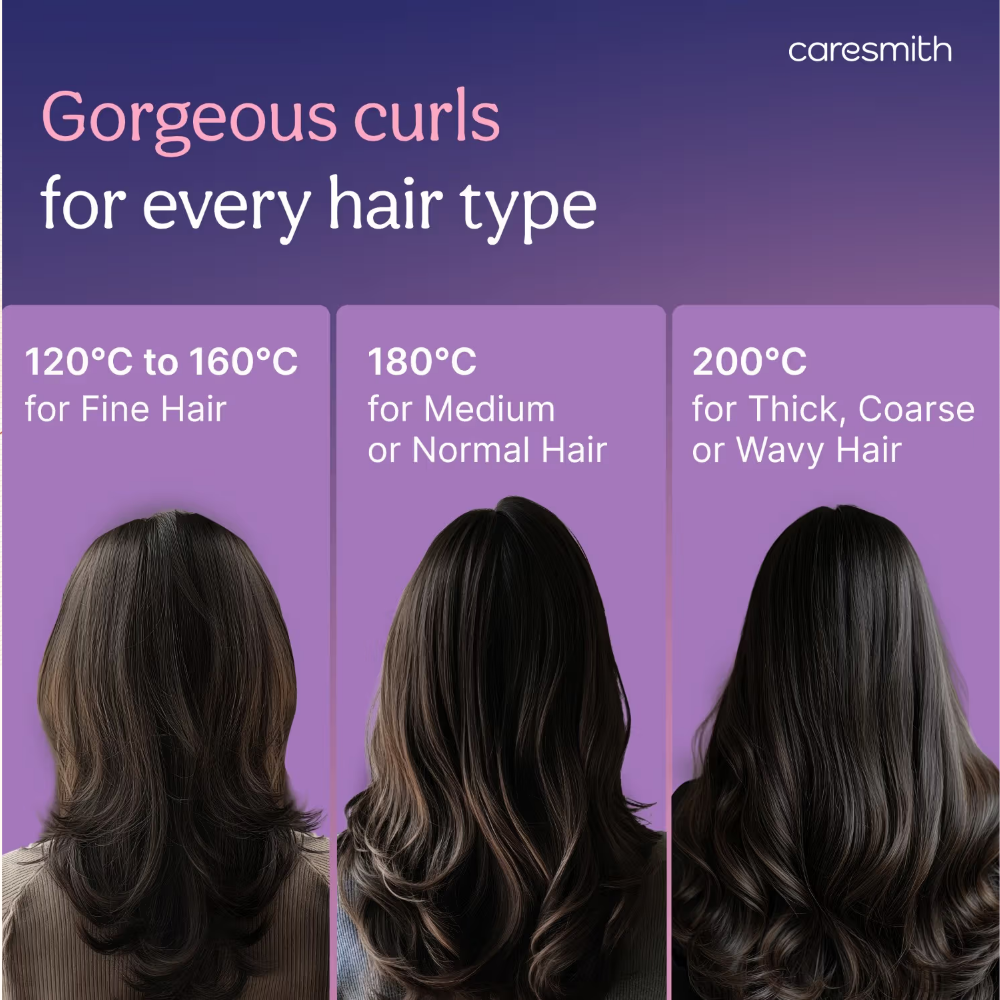 Caresmith Bloom 2-In-1 Air Styler Curler And Straightener
