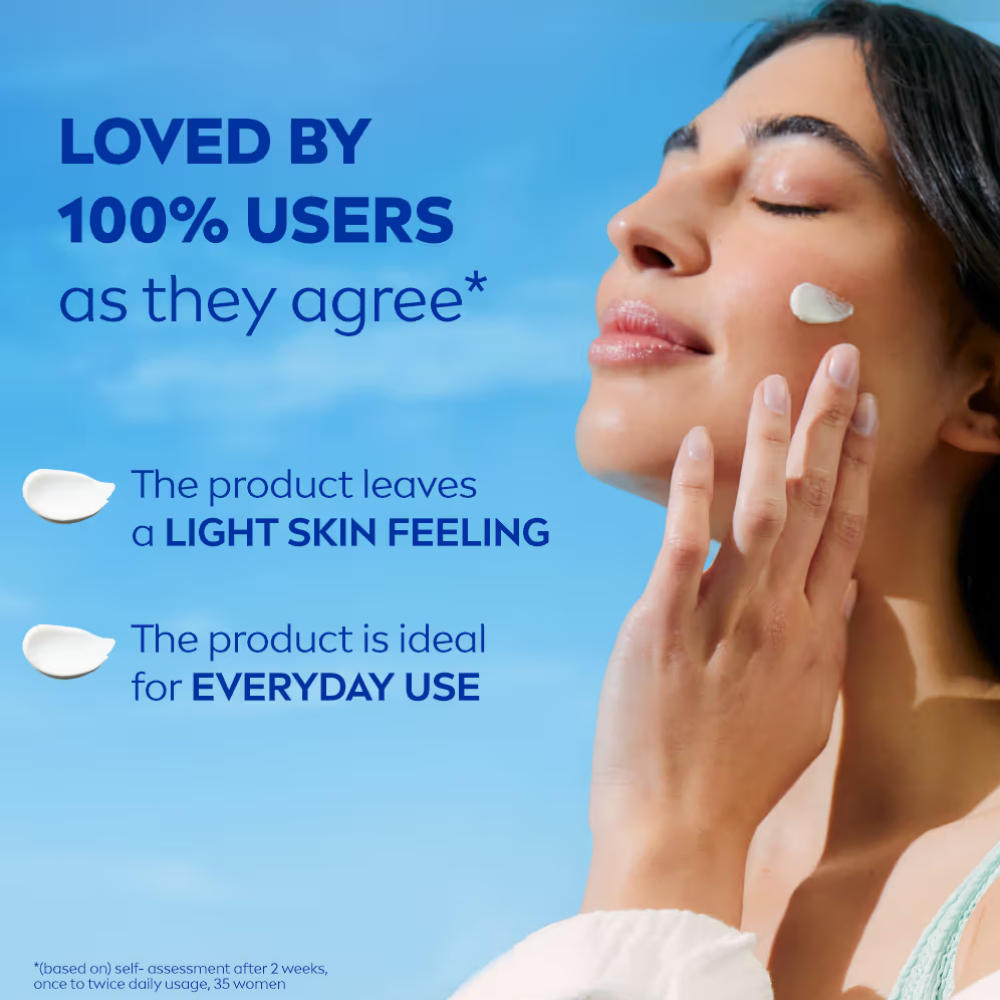 NIVEA Sun Shine Control SPF 50 Sunscreen Ultra Matte, No White Cast, Instant UV Protection