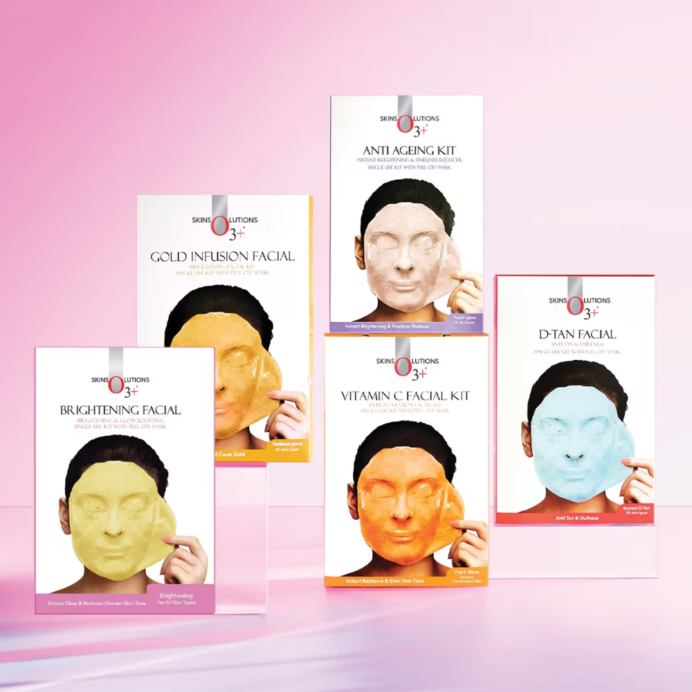 O3+ Brightening Facial Single Dose Kit for Glow Boosting, Reducing Uneven Skin Tone | All Skin Types