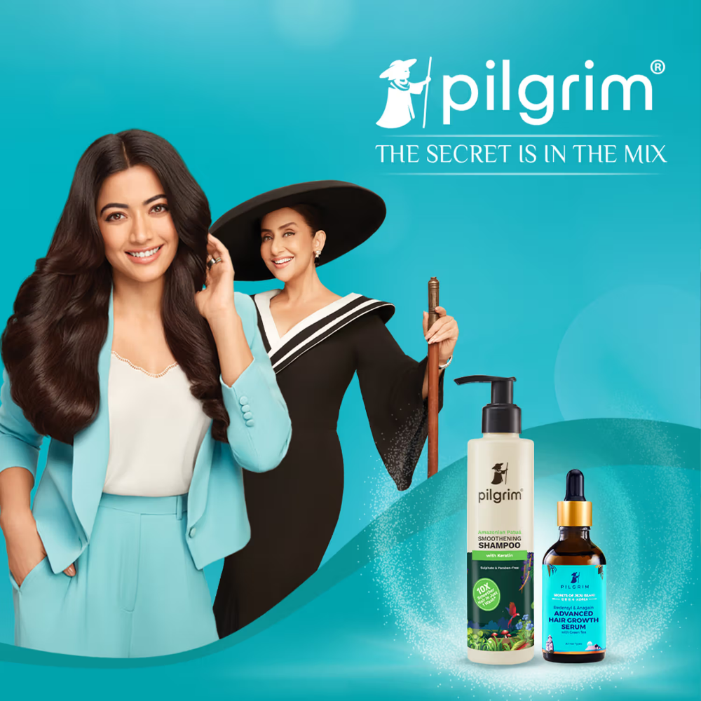 Pilgrim Patua & Hyaluronic Acid Smoothing Hair Serum for Dry & Frizzy Hair