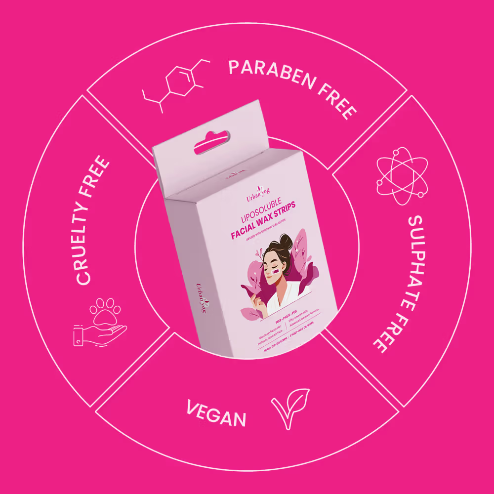 UrbanYog Liposoluble Facial Wax Strips