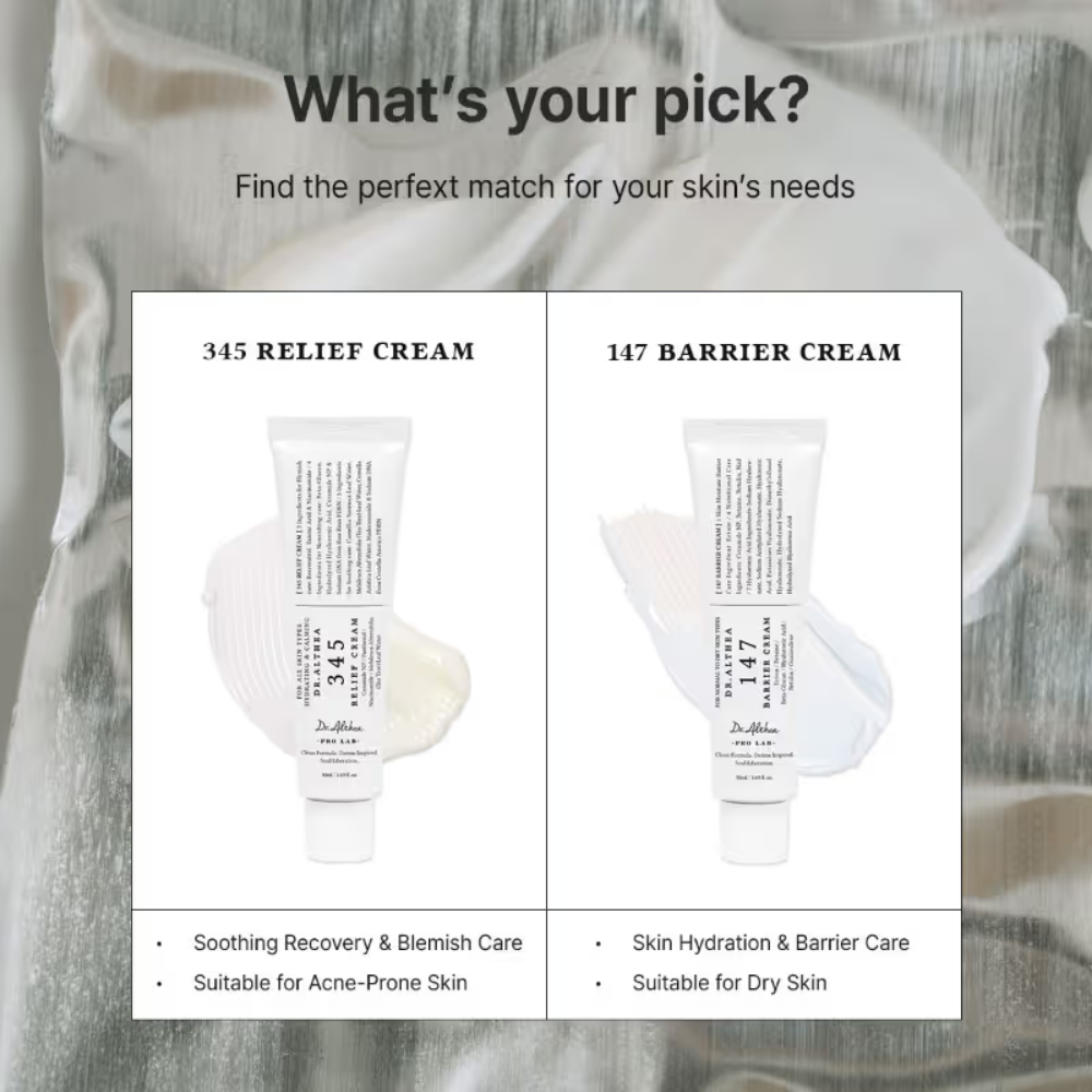 Dr.Althea 147 Barrier Cream: Rich Ceramide & hyaluronic acid infused cream for Damaged Skin Barrier