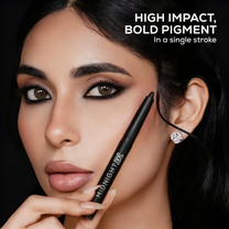 Renee Cosmetics Midnight XXL Waterproof, Smudge-Proof Kohl With Sharpener