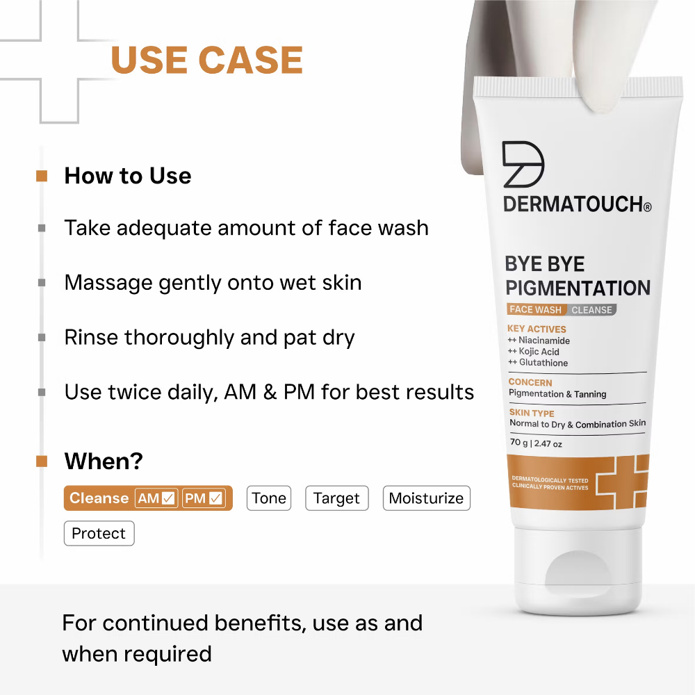 Dermatouch Bye Bye Pigmentation Face Wash