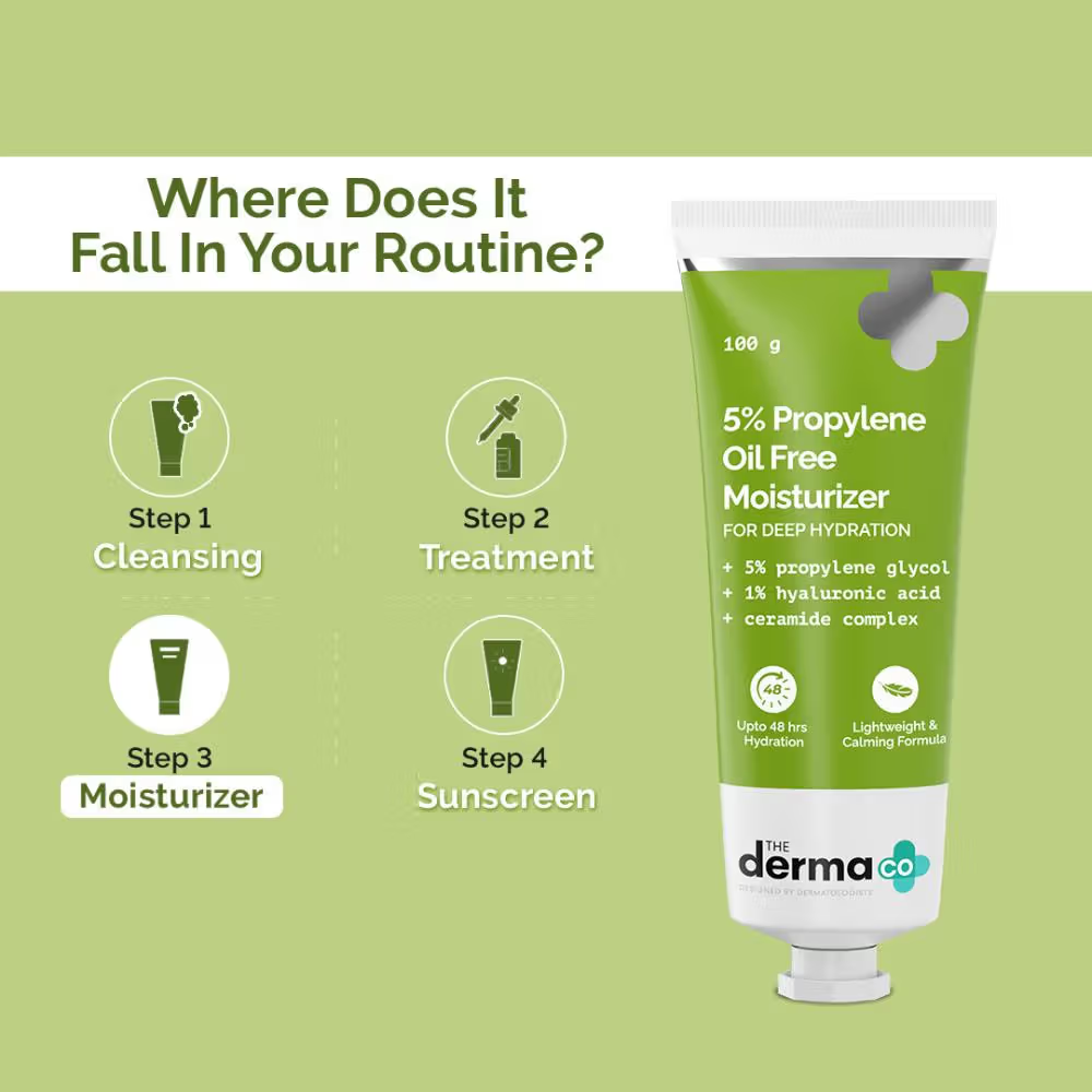 The Derma Co 5% Propylene Oil Free Moisturizer