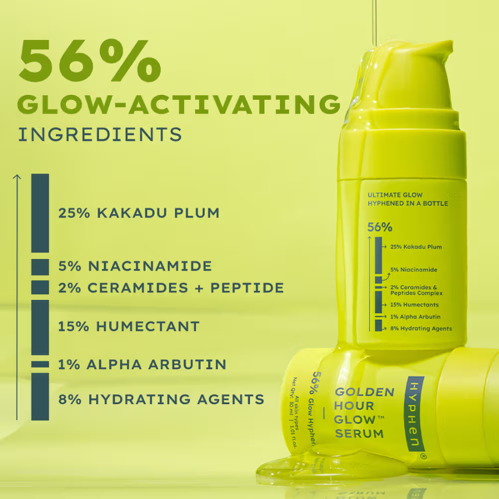 Hyphen Golden Hour Glow Serum 56% Glow Hyphened All Skin Types