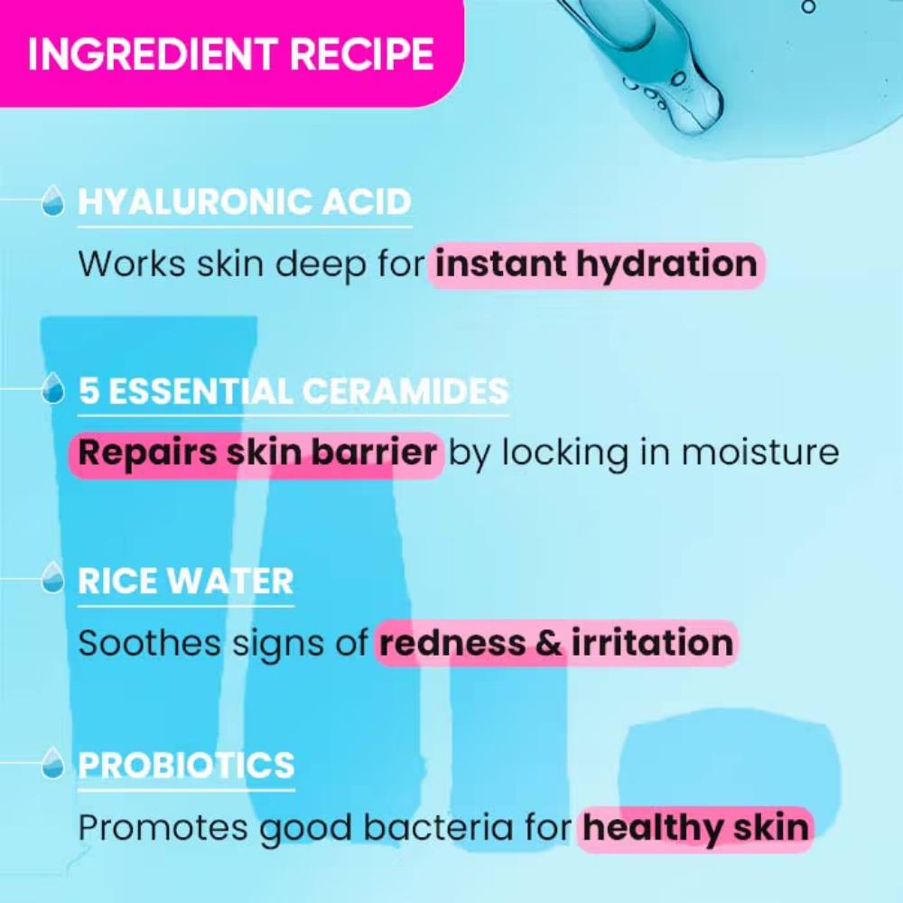 Dot & Key Water Drench Hyaluronic Serum with Ceramides, Intense Hydration