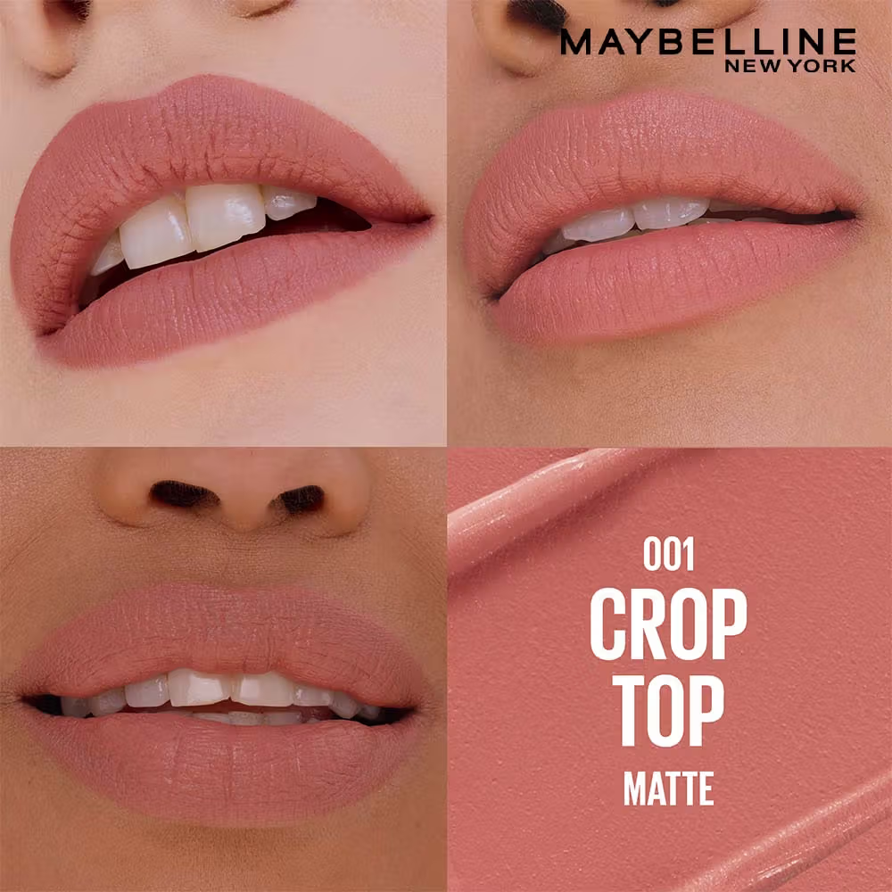 Maybelline Serum Matte Lipstick - 8Hr hydration, One-Swipe Bold Color