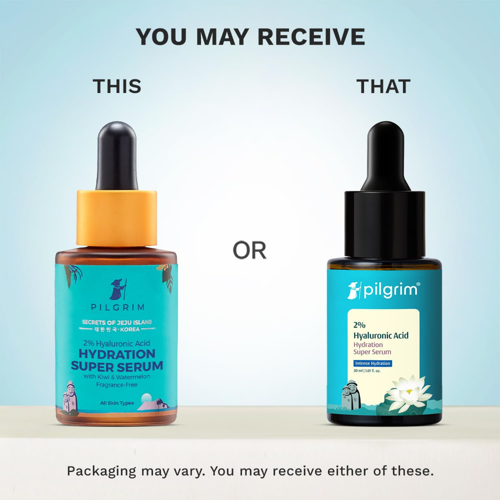 Pilgrim 2% Hyaluronic Acid Hydration Super Serum for Glowing Face
