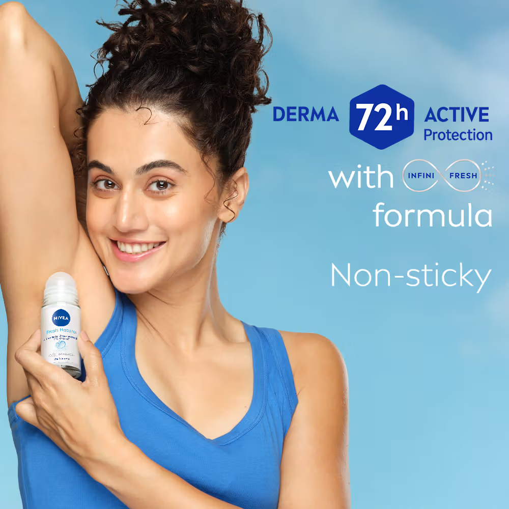 NIVEA Body Roll On (Fresh Natural)