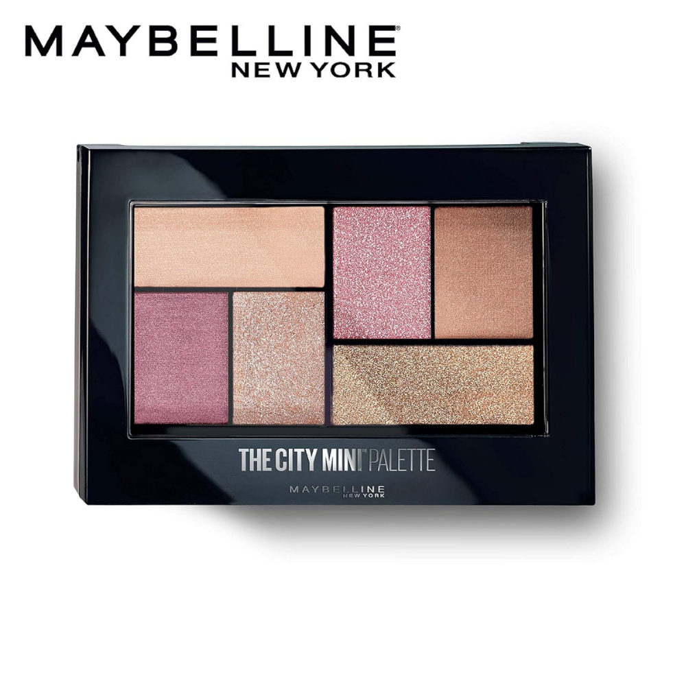 Maybelline New York New City Mini Eyeshadow Palette, Shimmery and Metallic Finish