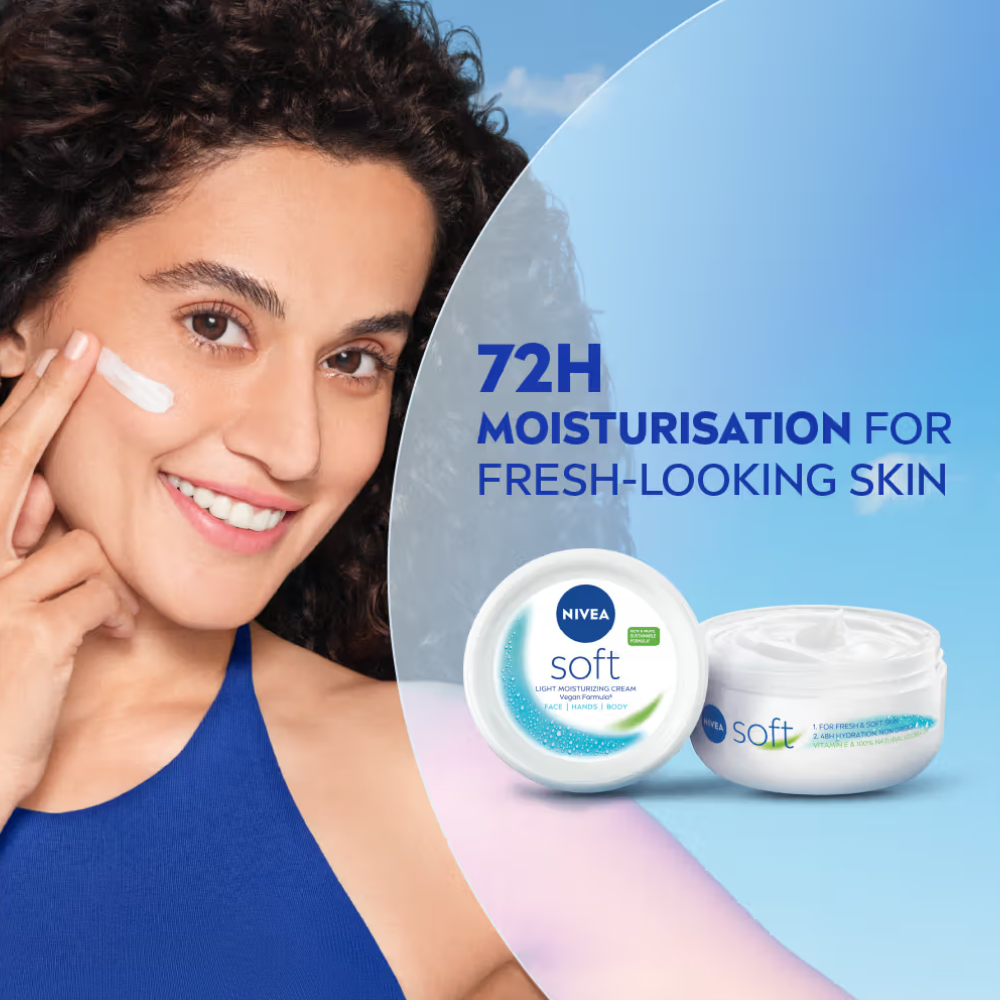 NIVEA Soft Vit E Light Non Sticky Face Moisturiser Cream
