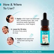 Pilgrim 25% AHA 2% BHA 5% PHA Face Peeling Solution for Acne Scars