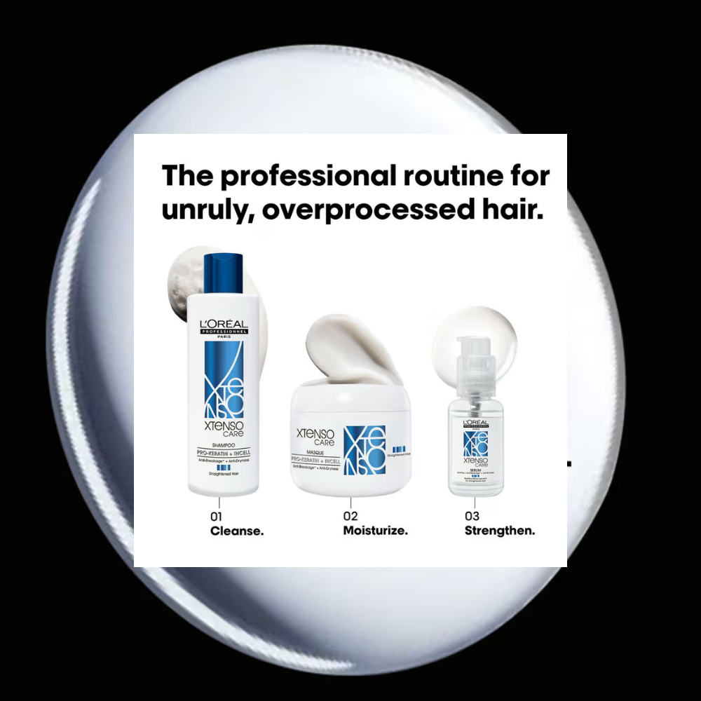 L'Oreal Professionnel Xtenso Care Serum, Frizz-Free Smooth Hair With Pro-Keratin & Incell