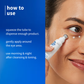 Plum Rice Water & Niacinamide 3% Under-Eye Crème, with Peptides Ceramides & Caffeine