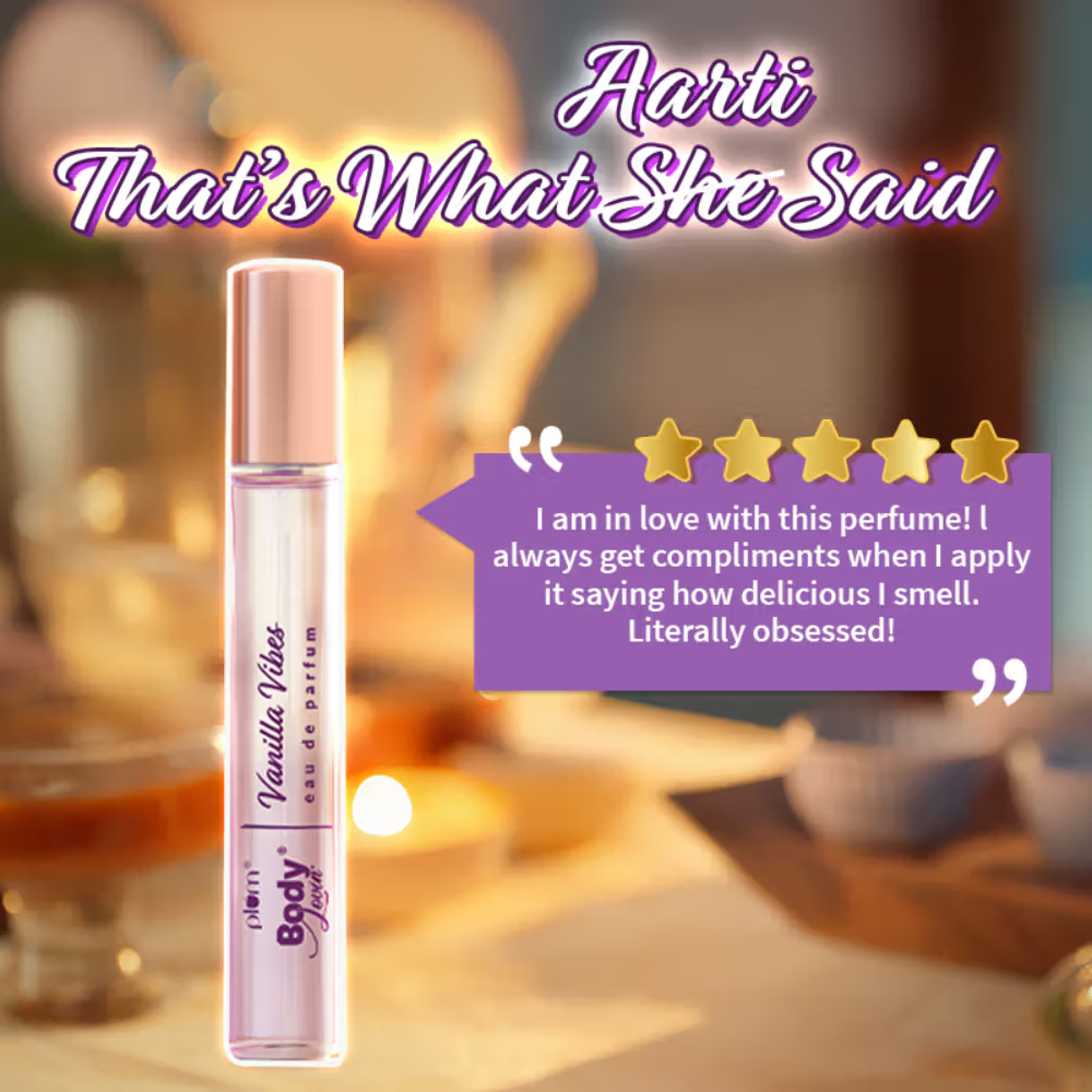 Plum BodyLovin Vanilla Vibes Eau De Parfum - Long Lasting Warm Vanilla Perfume