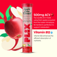 Plix Apple Cider Vinegar Effervescent Tablet with Vitamin B6 & B12 - Lemon Masala