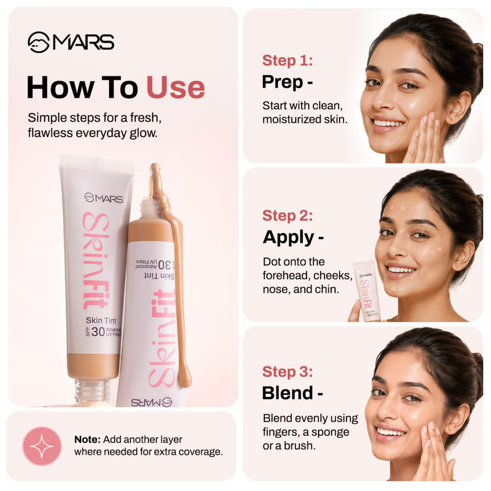 MARS Skinfit Skin Tint Foundation With SPF 30