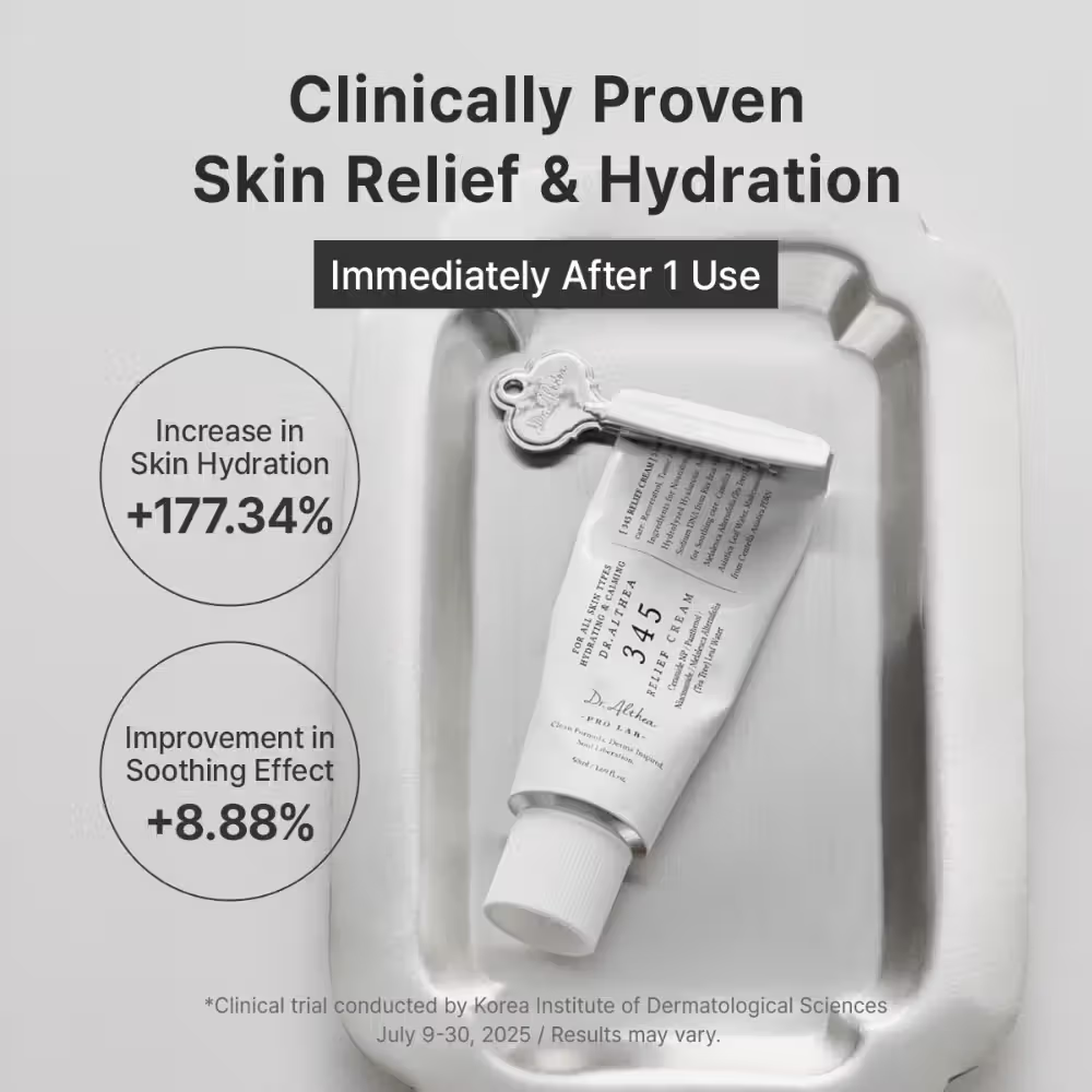 Dr.Althea 345 Relief Cream: Soothing & Barrier Repair Cream with power of Niacinamide & Panthenol