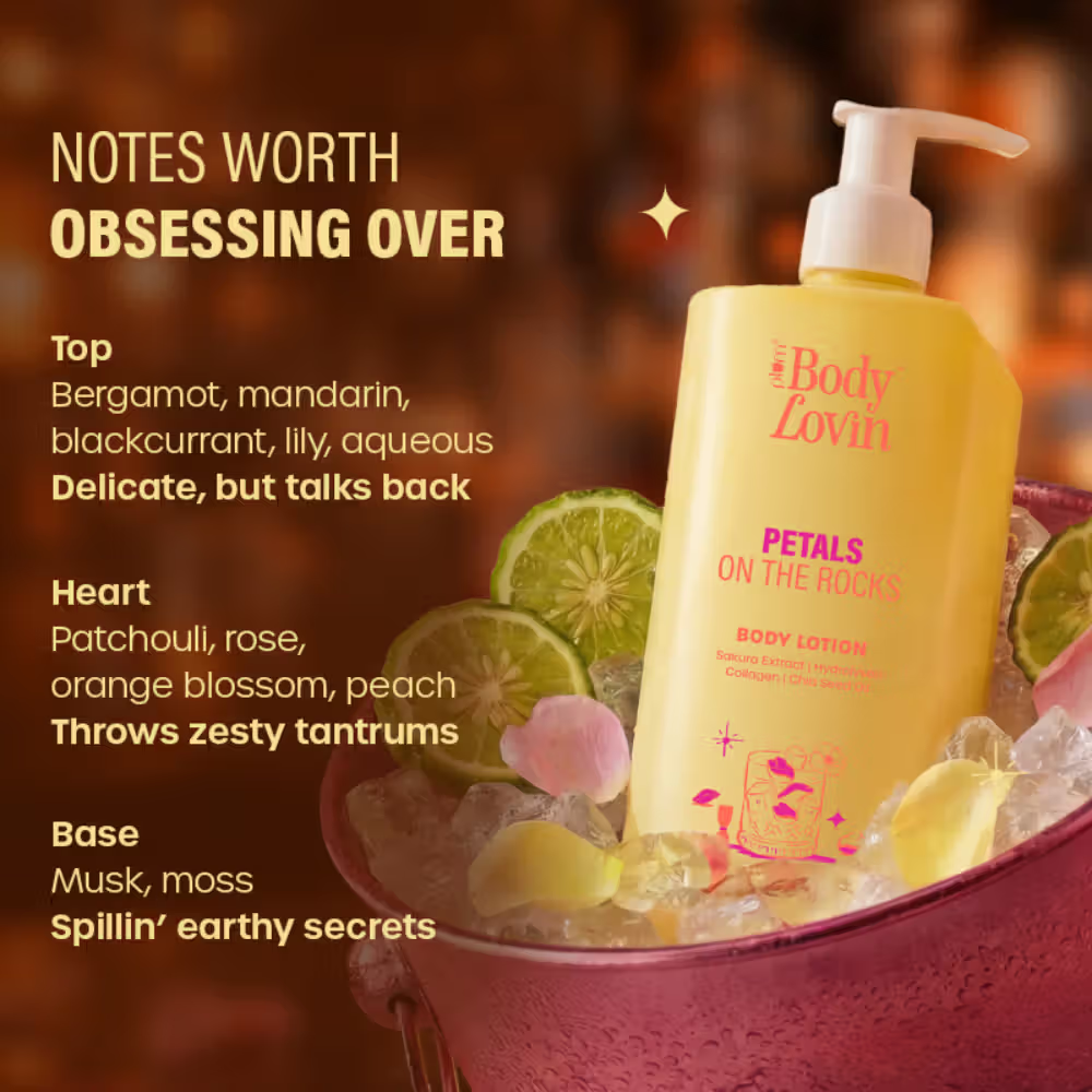 Plum BodyLovin’ Petals On The Rocks Body Lotion, Lightweight Hydration, Citrus Floral Fragrance