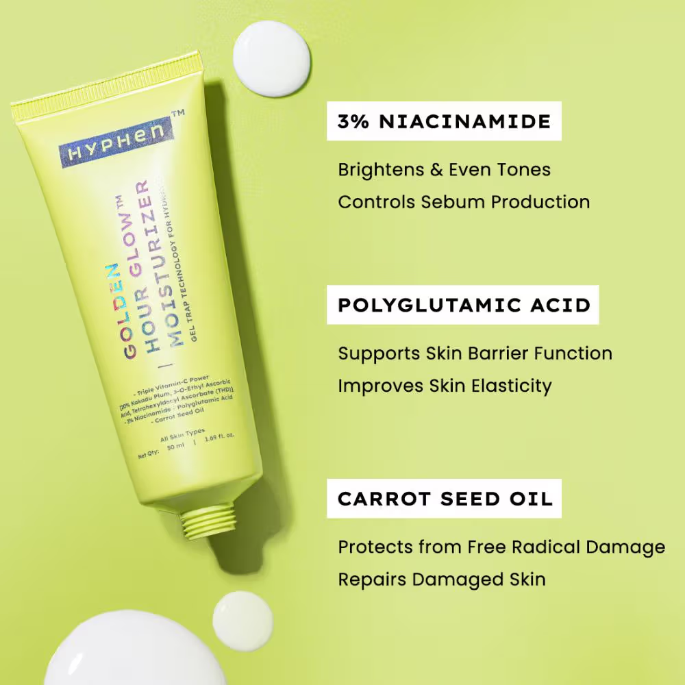 Hyphen Brightening Moisturizer THD- 20% KakaduPlum, Stable Vit C, Dark Spots