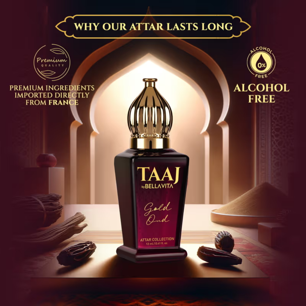 Bella Vita Organic Taaj Gold OUD Attar For Him