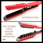 HNK Cherie Hair Crimper Black And Red Ceramic Coated Plates For Instant Volume And Shine