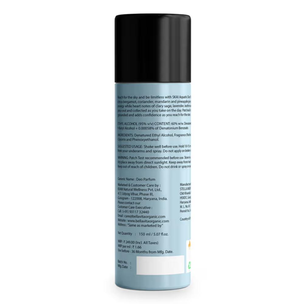 Bella Vita Skai Aquatic Deo Parfum