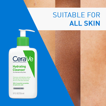 CeraVe Hydrating Cleanser Non-Foaming Face Wash for Dry Skin with Ceramides & Hyaluronic Acid