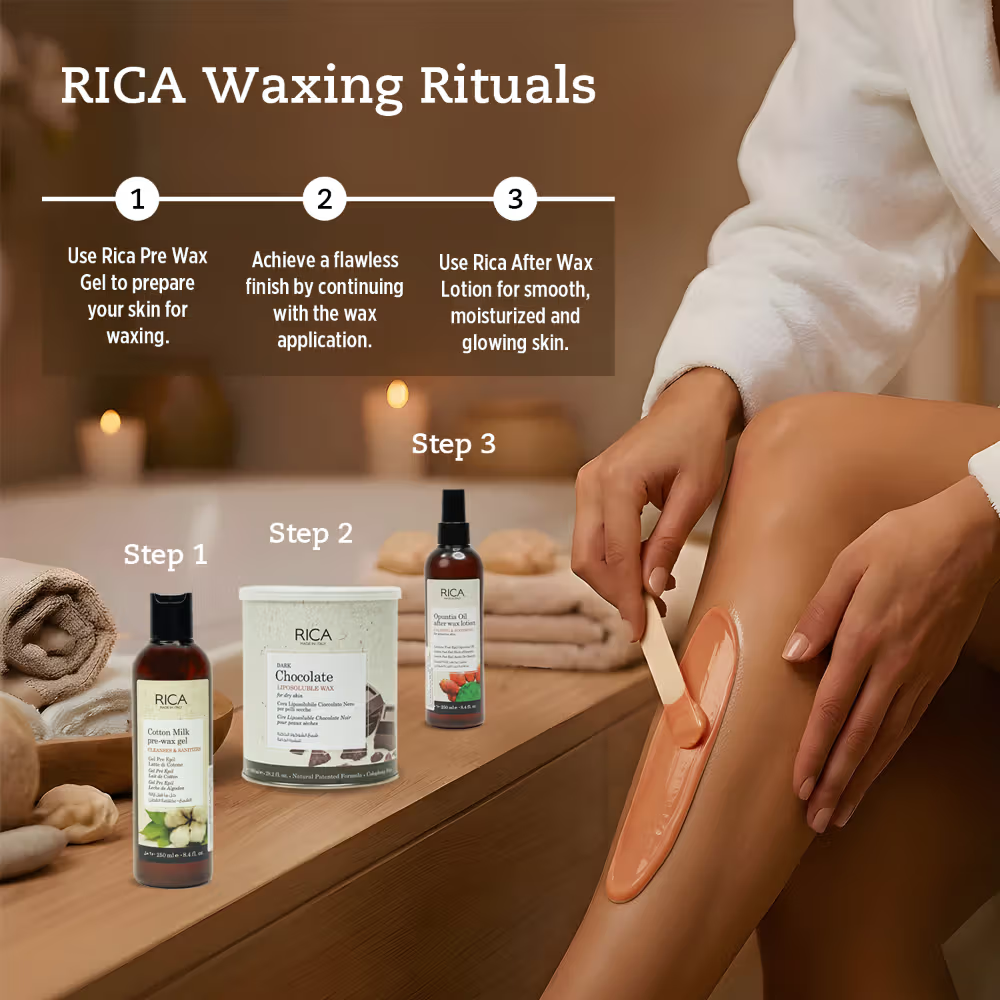 Rica Dark Chocolate Liposoluble Wax For Dry Skin