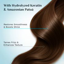Pilgrim Patua & 10X Keratin Smoothening Shampoo For Dry & Frizzy Hair