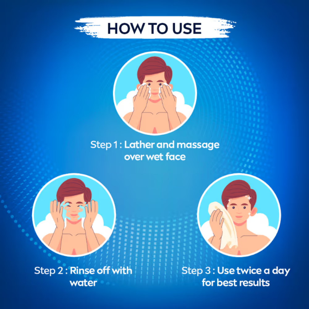NIVEA MEN Face Wash, All in 1 Charcoal, to Detoxify & Refresh Skin with 10x Vitamin C Effect