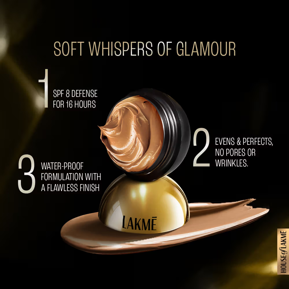 Lakme Xtraodin Airy Mattereal Mousse Foundation With SPF8, Waterproof, Lasts 16 Hr