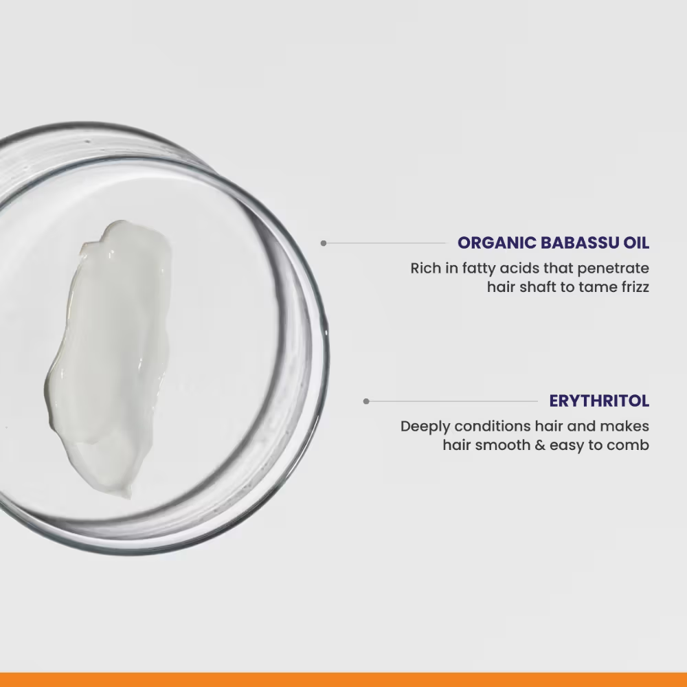 Re'equil Anti-Frizz & Smoothening Hair Conditioner With Babassu Oil
