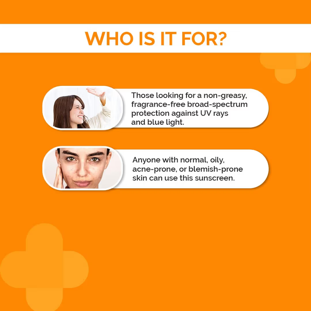 The Derma Co 1% Hyaluronic Sunscreen Aqua Ultra Light Gel (Pack of 2) - In-Vivo tested