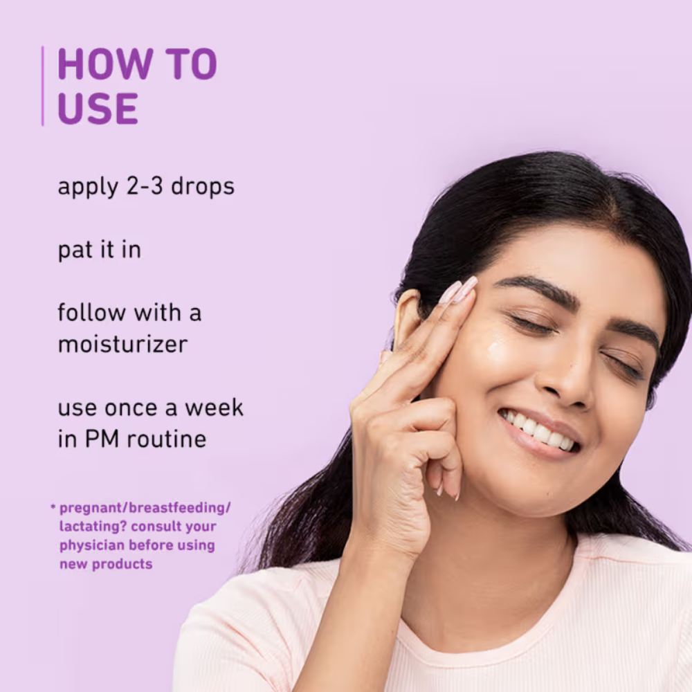 Plum 1% Retinol Face Serum With Bakuchiol- Boosts Collagen- Reduces Fine Lines & Wrinkles