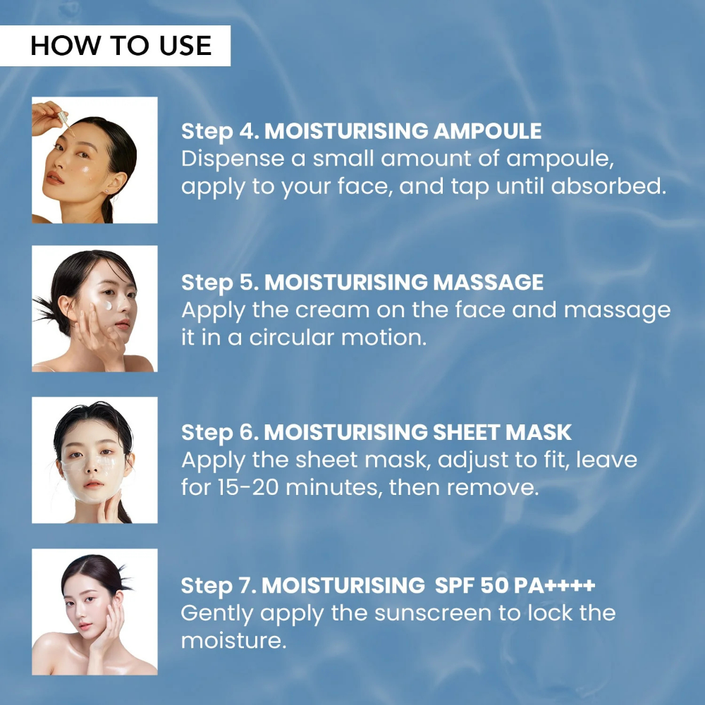 O3+ x Mi Joo Glass Glow Facial Kit (Birch Tree Sap & Hylaluronic Acid)