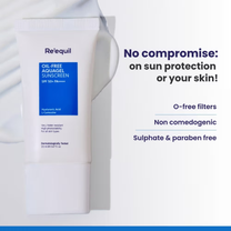 Re'equil Oil Free Aquagel Sunscreen SPF 50 PA++++