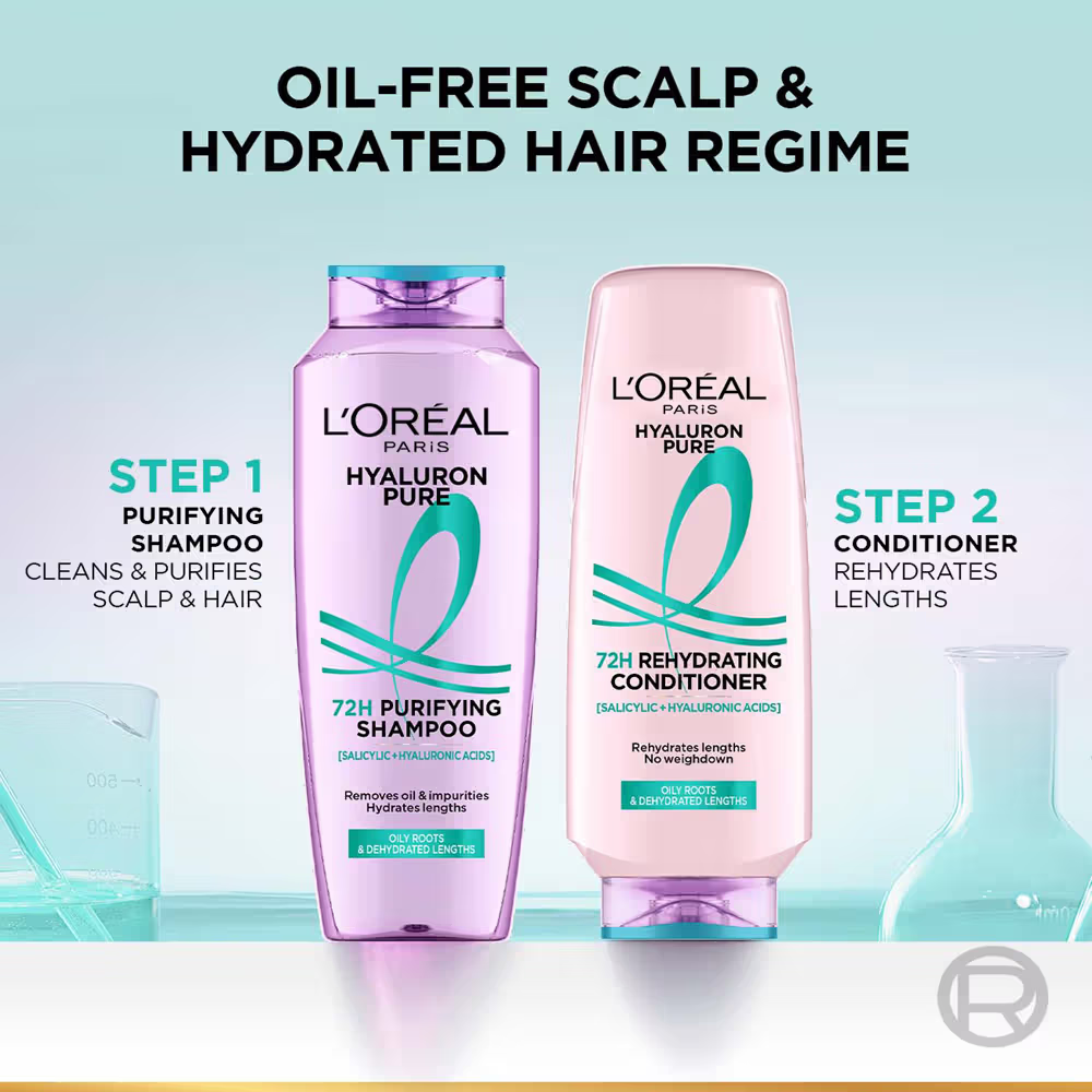 L’Oréal Paris Hyaluron Pure 72H Purifying Shampoo