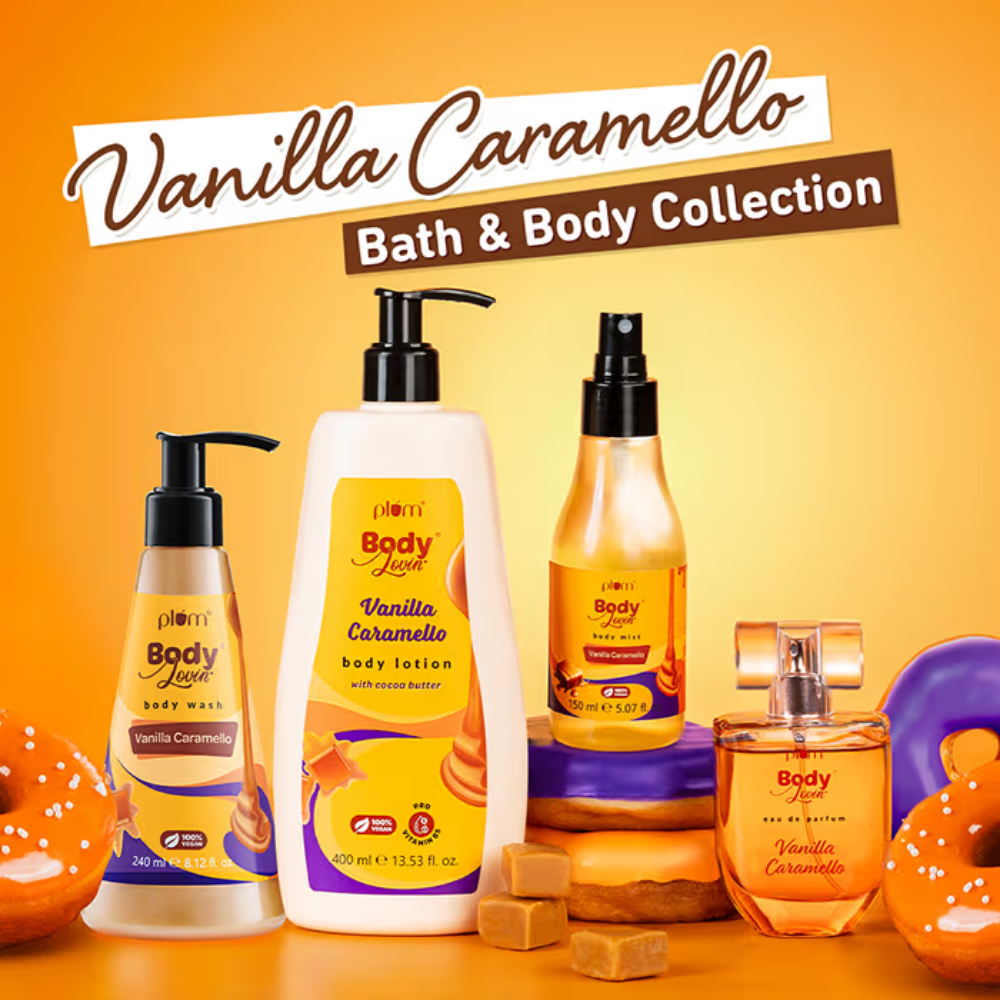 Plum Body Lovin Vanilla Caramello Body Wash Warm Caramel SLS Free Body Wash