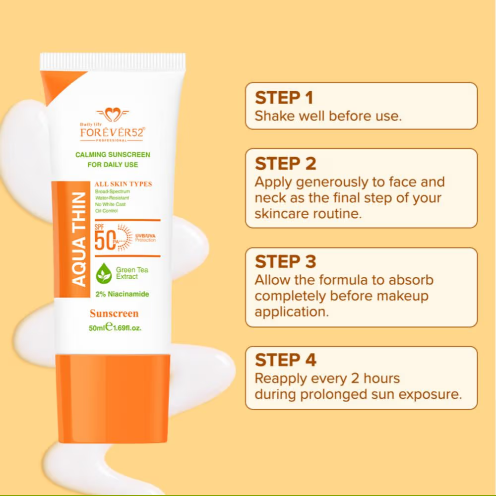 Daily Life Forever52 Aqua Thin Calming Sunscreen