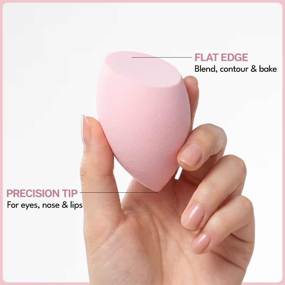 Flicka Beauty Blender Sponge With Case Super Soft Easy Blend & Precise Application For Makeup
