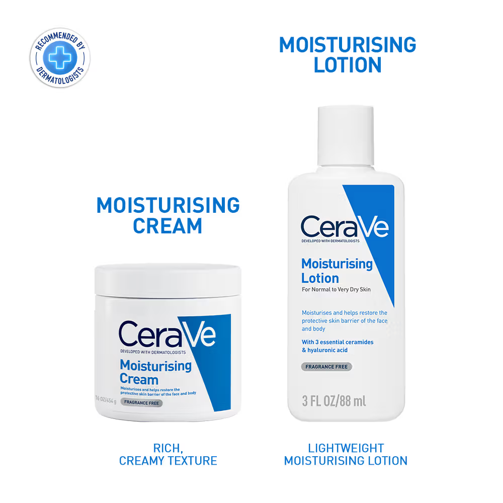 CeraVe Moisturizing Lotion for Normal to Dry Skin with Ceramides & Hyaluronic Acid