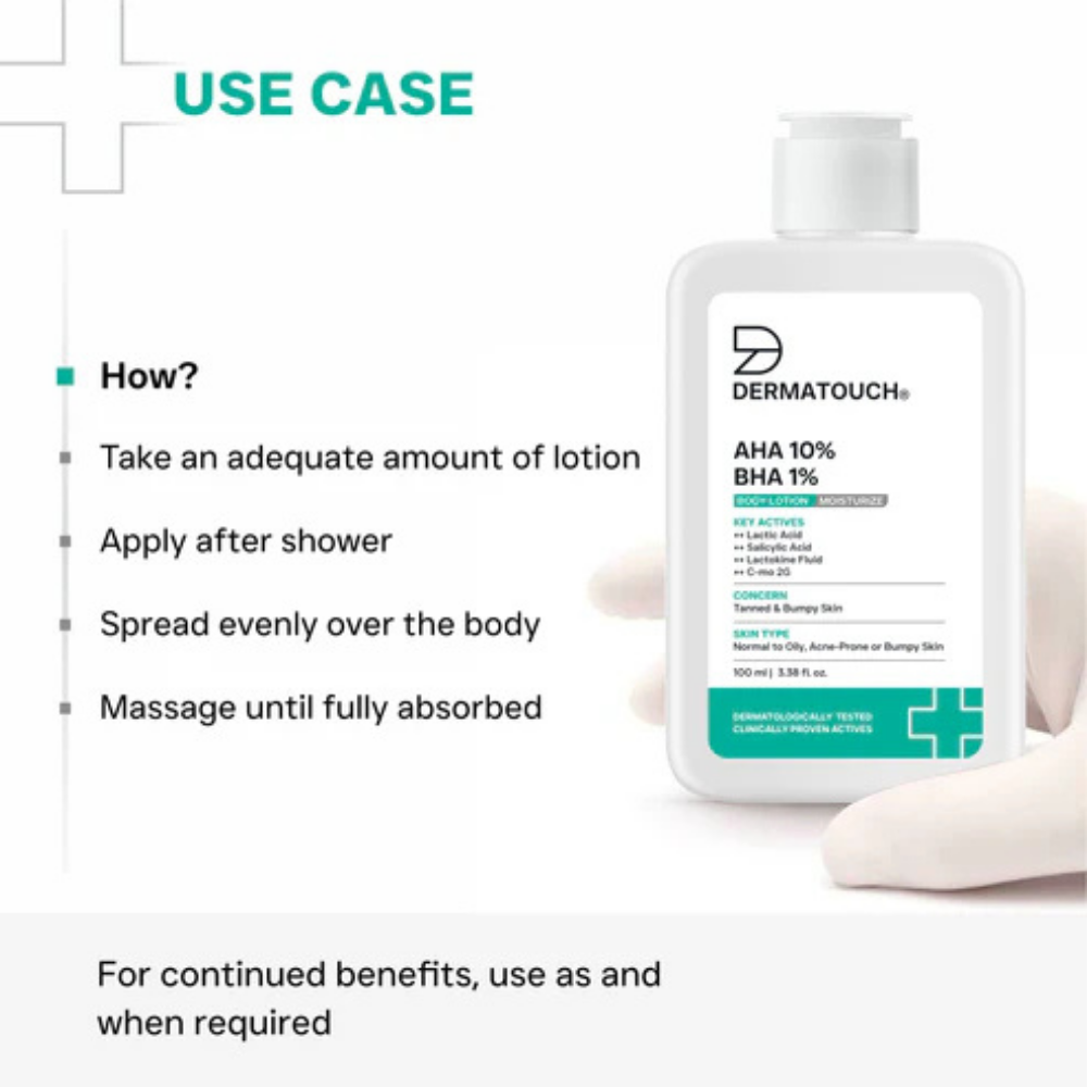 Dermatouch AHA 10% BHA 1% Body Lotion