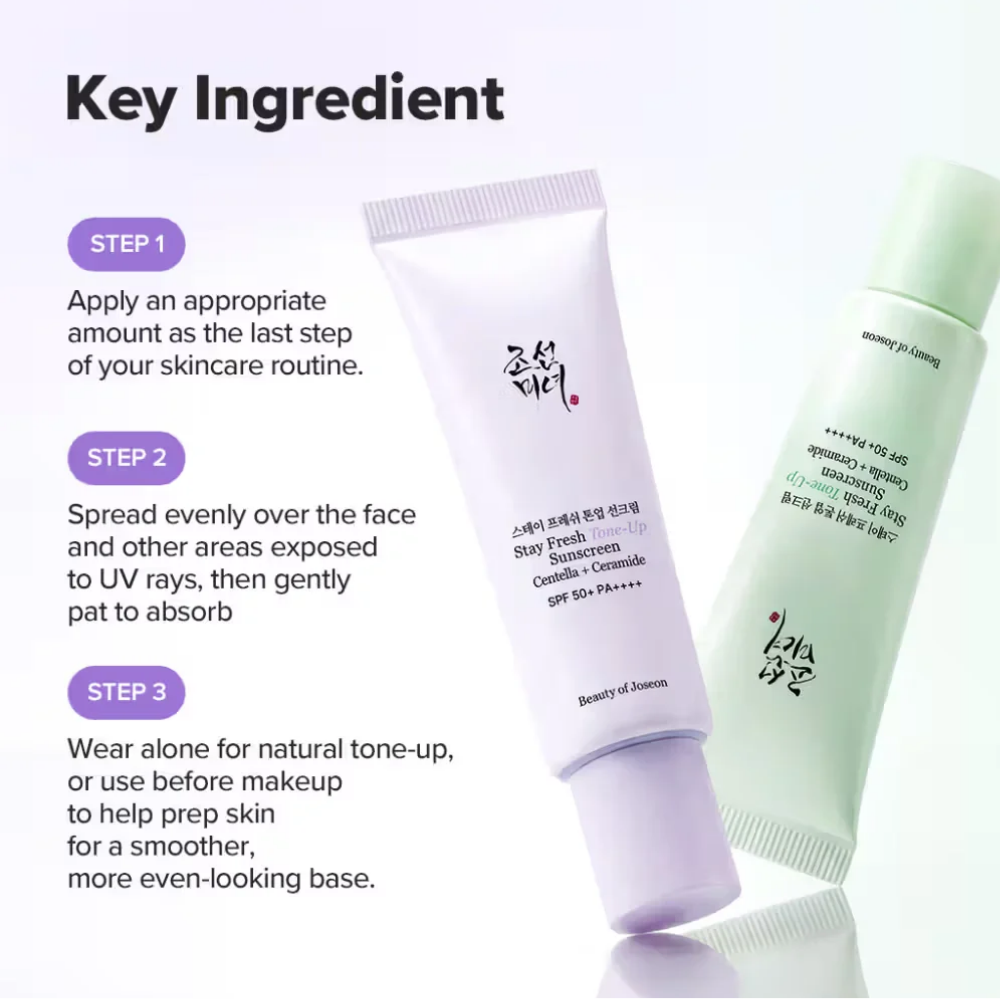 Beauty of Joseon Stay Fresh Tone-Up Sunscreen - Green