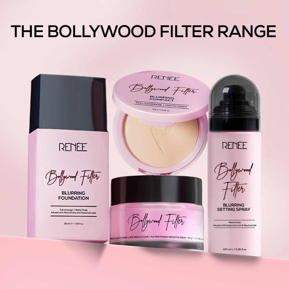 Renee Cosmetics Bollywood Filter Blurring Setting Spray for Face, Matte Finish, with Hyaluronic Acid