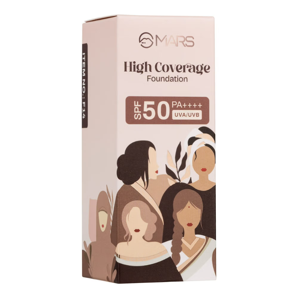 MARS SPF50 PA++++ High Coverage Liquid Foundation